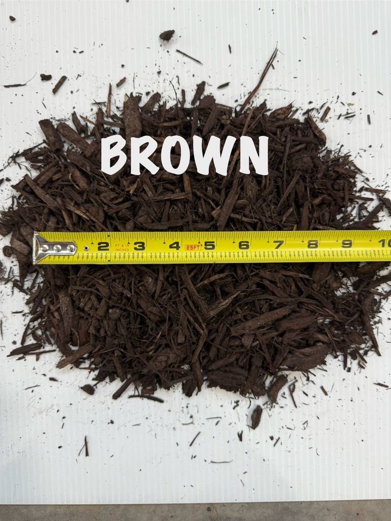 Brown Mulch (Bulk)